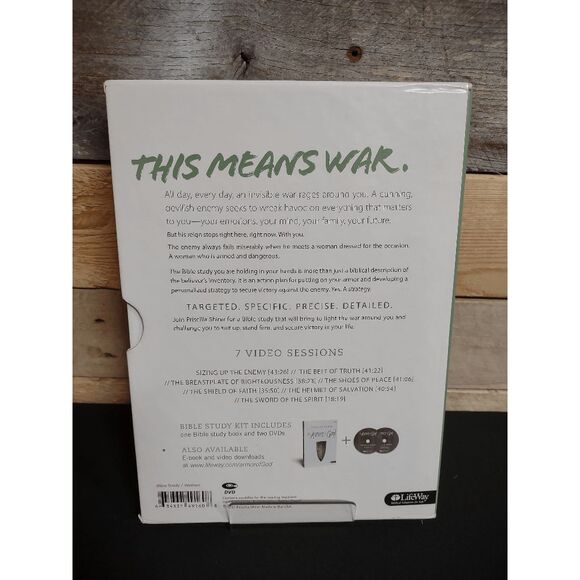 The Armor of God by Priscilla Shirer - 7-Session Bible Study Kit - Book & 2 DVDs - Picture 3 of 3